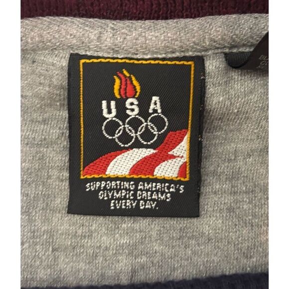 Vintage 1996 Olympics Sweatshirt Adult XL Red Crewneck pullover USA Mens - Picture 6 of 8